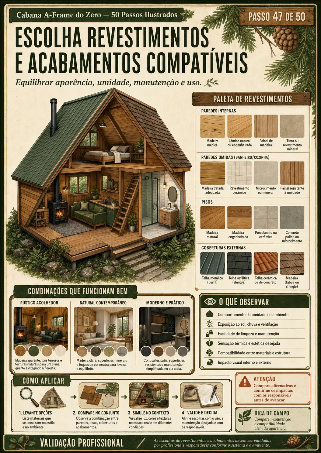 Prévia do passo 47: revestimentos e acabamentos
