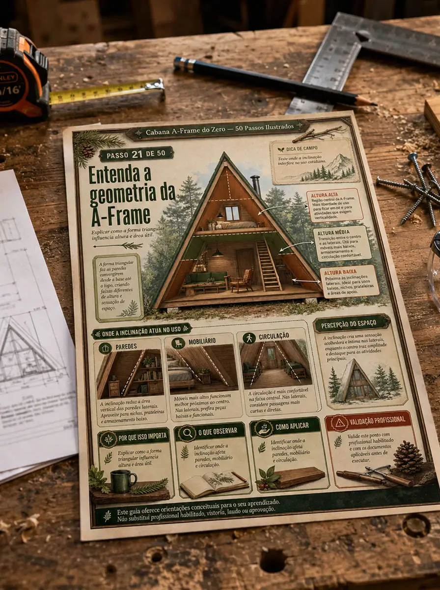 Página do guia sobre geometria A-Frame em uma bancada